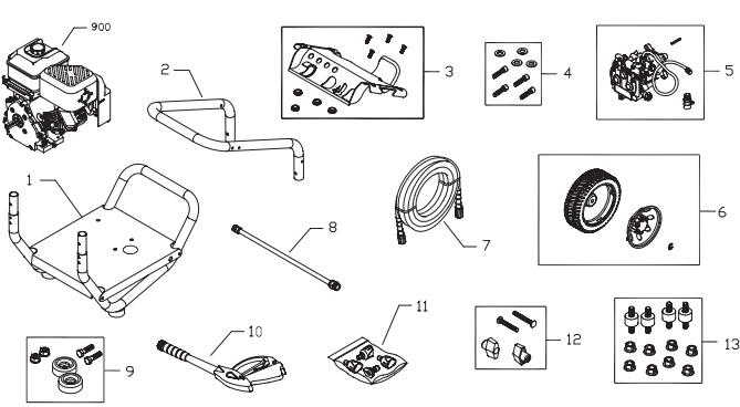 B&S model 020320-0 replacement parts and upgrade pump